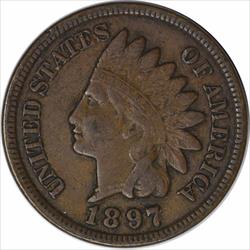 1897 Indian Cent VF Uncertified