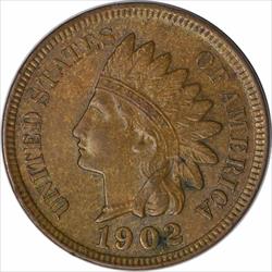1902 Indian Cent MS60 Uncertified