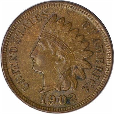 1902 Indian Cent MS60 Uncertified