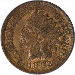 1902 Indian Cent AU Uncertified