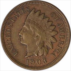 1903 Indian Cent AU Uncertified