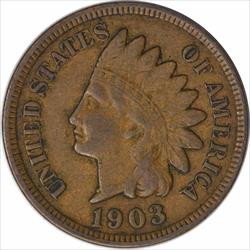 1903 Indian Cent VF Uncertified