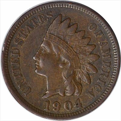 1904 Indian Cent EF Uncertified