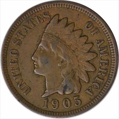 1905 Indian Cent VF Uncertified