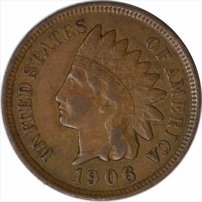 1906 Indian Cent VF Uncertified