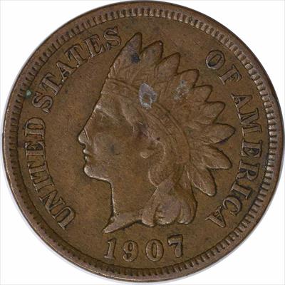 1907 Indian Cent VF Uncertified