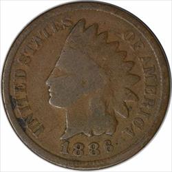 1886 Indian Cent Variety 2 G Uncertified