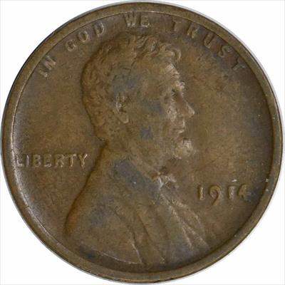 1914-P Lincoln Cent VF Uncertified