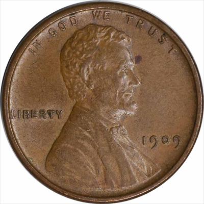 1909 VDB Lincoln Cent AU Uncertified