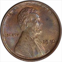 1910-P Lincoln Cent MS63 Uncertified