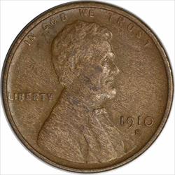 1910-S Lincoln Cent EF Uncertified