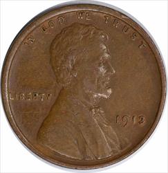 1913-P Lincoln Cent EF Uncertified