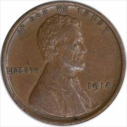 1914 Lincoln Cent EF Uncertified