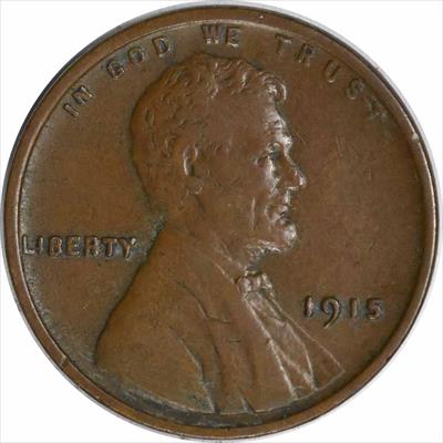 1915-P Lincoln Cent Choice VF Uncertified