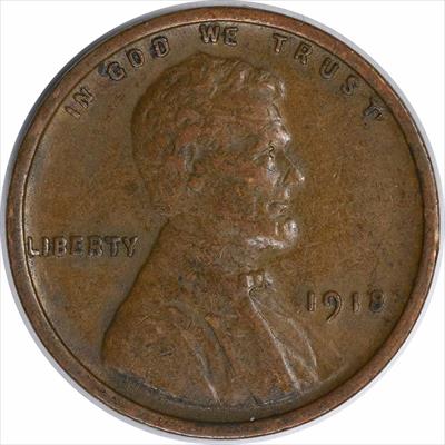 1918 Lincoln Cent EF Uncertified