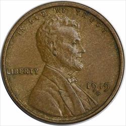 1919-S Lincoln Cent Choice EF Uncertified