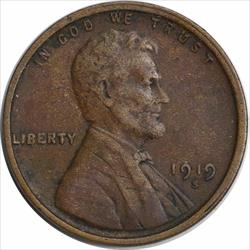 1919-S Lincoln Cent EF Uncertified