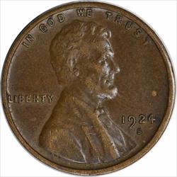 1924-S Lincoln Cent EF Uncertified
