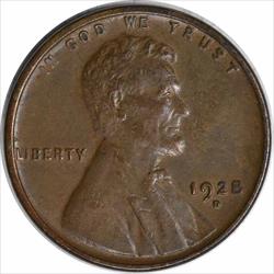 1928-D Lincoln Cent EF Uncertified