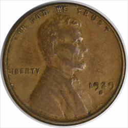 1929-S Lincoln Cent EF Uncertified