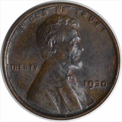 1930-P Lincoln Cent AU Uncertified