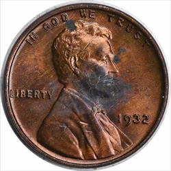 1932 Lincoln Cent MS63 Uncertified