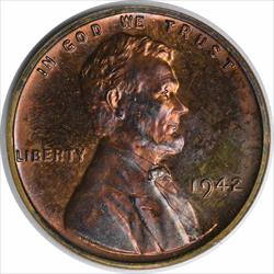 1942 Lincoln Cent PR64 Uncertified