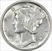 1939-D Mercury Silver Dime AU Uncertified