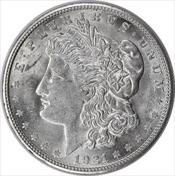 1921-S Morgan Silver Dollar AU Uncertified