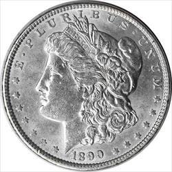 1890 Morgan Silver Dollar AU Uncertified
