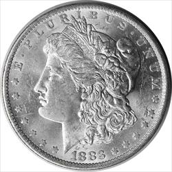 1883-O Morgan Silver Dollar MS63 Uncertified