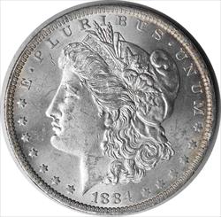 1884-O Morgan Silver Dollar MS63 Uncertified