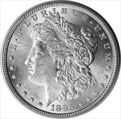 1885 Morgan Silver Dollar MS60 Uncertified
