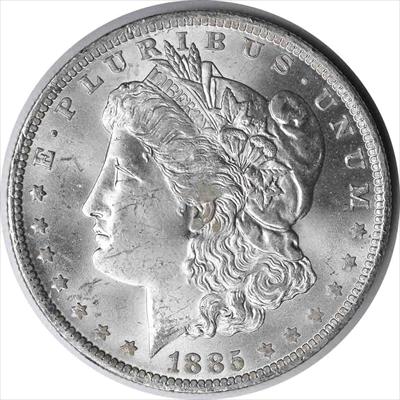 1885-O Morgan Silver Dollar MS60 Uncertified