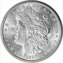 1888 Morgan Silver Dollar MS60 Uncertified