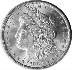 1888-O Morgan Silver Dollar MS60 Uncertified