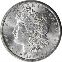 1899-O Morgan Silver Dollar MS63 Uncertified