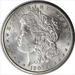 1902-O Morgan Silver Dollar MS63 Uncertified