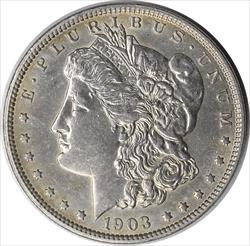 1903 Morgan Silver Dollar AU58 Uncertified