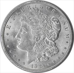1921 Morgan Silver Dollar MS63 Uncertified