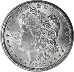 1902-O Morgan Silver Dollar MS60 Uncertified