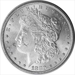 1880 Morgan Silver Dollar MS60 Uncertified