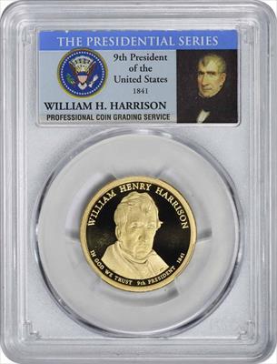 2009-S William Harrison Presidential Dollar PR70DCAM PCGS