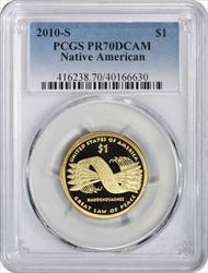 2010-S Sacagawea Dollar PR70DCAM PCGS