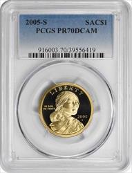 2005-S Sacagawea Dollar PR70DCAM PCGS