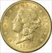 1904-S $20 Gold Liberty Head MS60 Uncertified #132