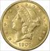 1907 $20 Gold Liberty Head AU58 Uncertified #137