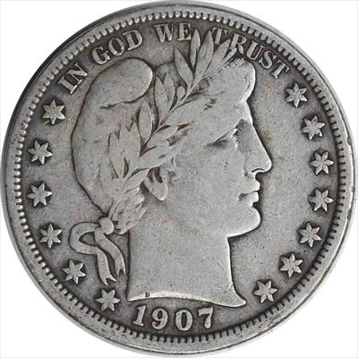 1907-O Barber Silver Half Dollar F Uncertified