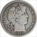 1915-D Barber Silver Half Dollar F Uncertified