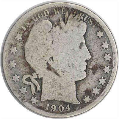 1904-S Barber Silver Half Dollar AG Uncertified